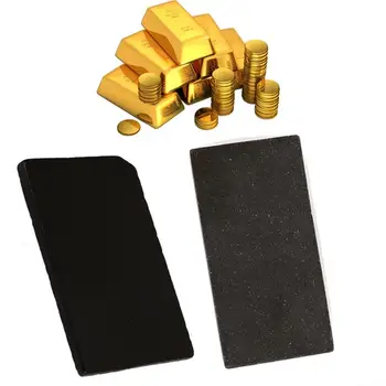

Durable Stone Gold Testing Tools Touchstone Jewelry Tester Tool Identification Practical Black Meteorite Slate Gold Test Stone