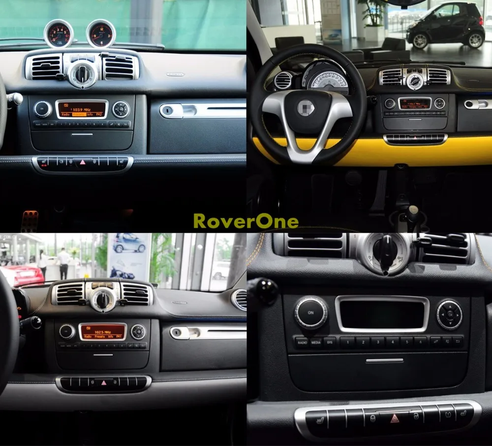 Excellent RoverOne Car Multimedia Player For Mercedes For Smart Fortwo 2012 2013 2014 2015 2016 Android 9.0 Radio Stereo GPS Navigation 4