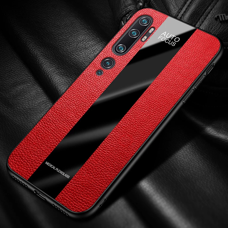 Чехол для Xiaomi Mi Note 10 Pro Роскошная мягкая силиконовая Матовая защитная задняя