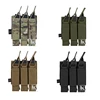 KRYDEX For MP5 MP7 KRISS Triple Magazine Pouch Tactical Modular MOLLE Triple Open Top SMG Mag Pouch Carrier For Airsoft Hunting ► Photo 1/6