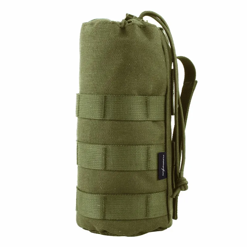 1.5L сумка для бутылки воды Molle Портативная Сумка для кемпинга охоты нейлоновая сумка для чайника рюкзак жилет ремень для велоспорта Пешие прогулки сумка для бутылки воды - Цвет: OD