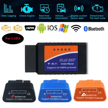

16Pin WIFI ELM327 OBD2 Scanner Bluetooth ELM327 OBD2 Scanner for Android/IOS/Windows Automotivo OBD2 Car Diagnostic Tools