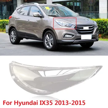 

CAPQX 1PC For Hyundai IX35 2013 2014 2015 Front Headlamp Headlight Lamp cover Lampshade Waterproof Bright head light Shade Shell