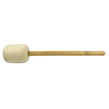 

1Pcs Bass Drum Mallet Precussion Bass Drumstick Wood Core Head Drum Accessories
