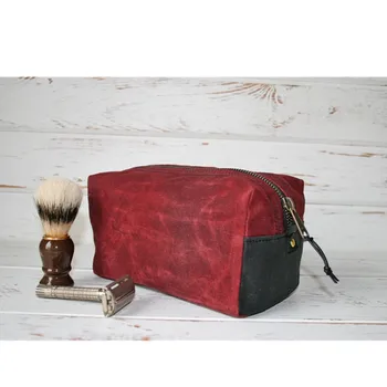 

Waxed Canvas Dopp Kit, Monogrammed Toiletry Bags, Mens Gift, Groomsman Toiletry Bag Women, Mens Toiletry Bag, Mens Cosmetic bag