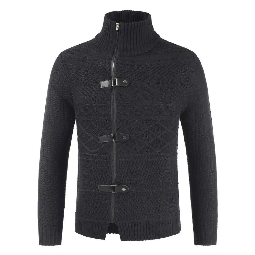 Fashion Men's Winter Sweater Outwear Casual Stand Knitted Sweater Jacket Top Long Sleeve Jacket Streetwear Clothing Female Fashion Men's Winter Sweater Outwear Casual Stand Knitted Sweater Jacket Top Long Sleeve Jacket Streetwear Clothing Female