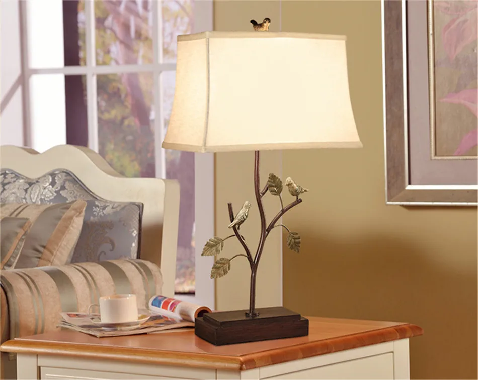 Современная металлическая Светодиодная настольная лампа Lampdeco спальня маленькая веревка для птицы лампа прикроватная лампа настольные лампы для спальни Светодиодная настольная лампа