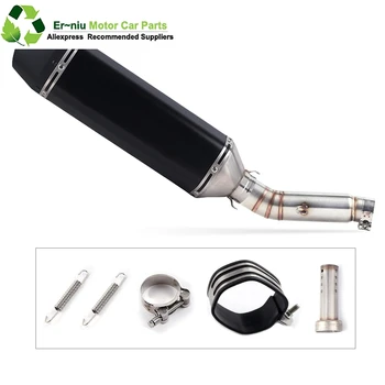 

Motorcycle Exhaust Muffler Pipe Link middle Pipe Slip On For HONDA CBR400 CB500R CBR500R 2013-2015 CB400X CB500X 2013-2019