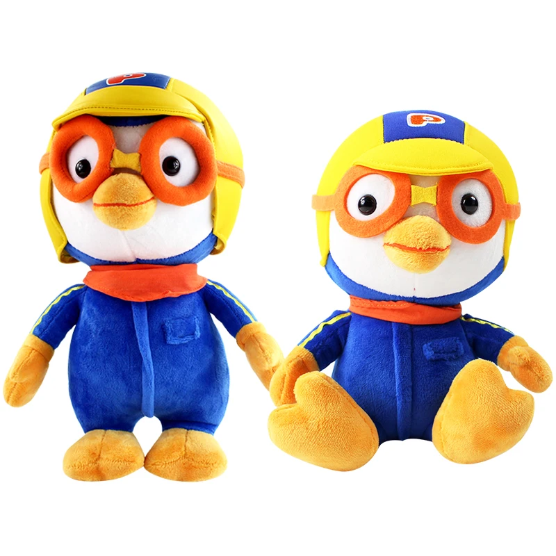 23-28 см Новинка стоящий Pororo пингвин в очках модель плюшевые игрушки мягкие животные кукла подарок на день рождения для детей