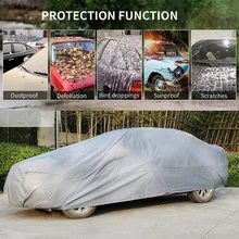  Car Cover Waterproof UV Sun Dust Rain Resistant Storage Outdoor Protection Full Car Covers Universal 