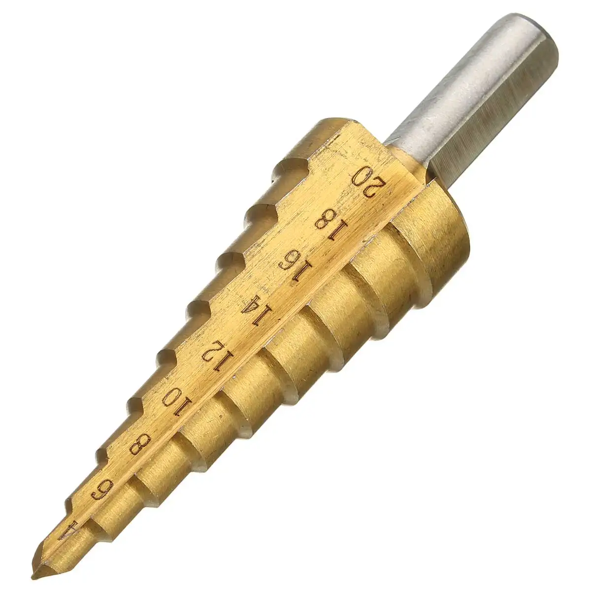 GJNVBDZSF Repair Kit 6 Pieces Titanium Coated Straight and Spiral Step Drill Bit Set Hex Shank Kit for Iron Plate,Aluminum,PVC Board 4Mm to 32Mm-Total 58 Sizes GJNVBDZSF Repair Kit 6 Pieces Titanium Coated Straight and Spiral Step Drill Bit Set Hex Shank Kit for Iron Plate,Aluminum,PVC Board 4Mm to 32Mm-Total 58 Sizes