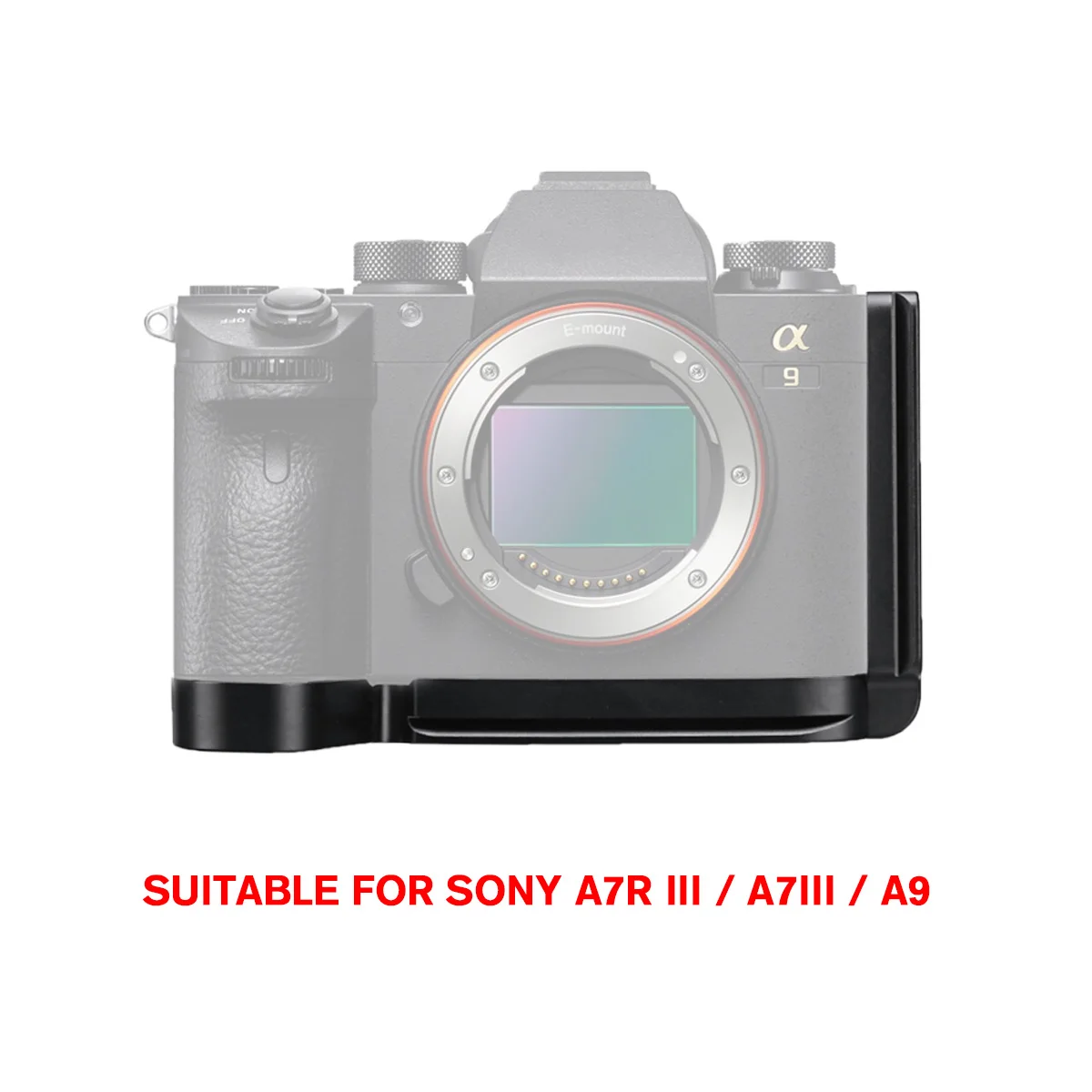 БЫСТРОРАЗЪЕМНАЯ l-пластина кронштейн держатель ручка для Sony A7R III/A7III/A9 штатив аксессуары боковая плита основание