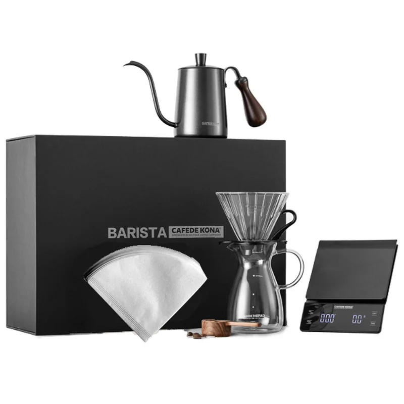 Hand Drip Coffee Sets 6 Pcs Gift Box 