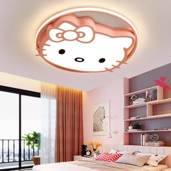 

1Nordic home decoration hello kitty kids bedroom decor led lamp ceiling lights for room lamps for living room lamparas