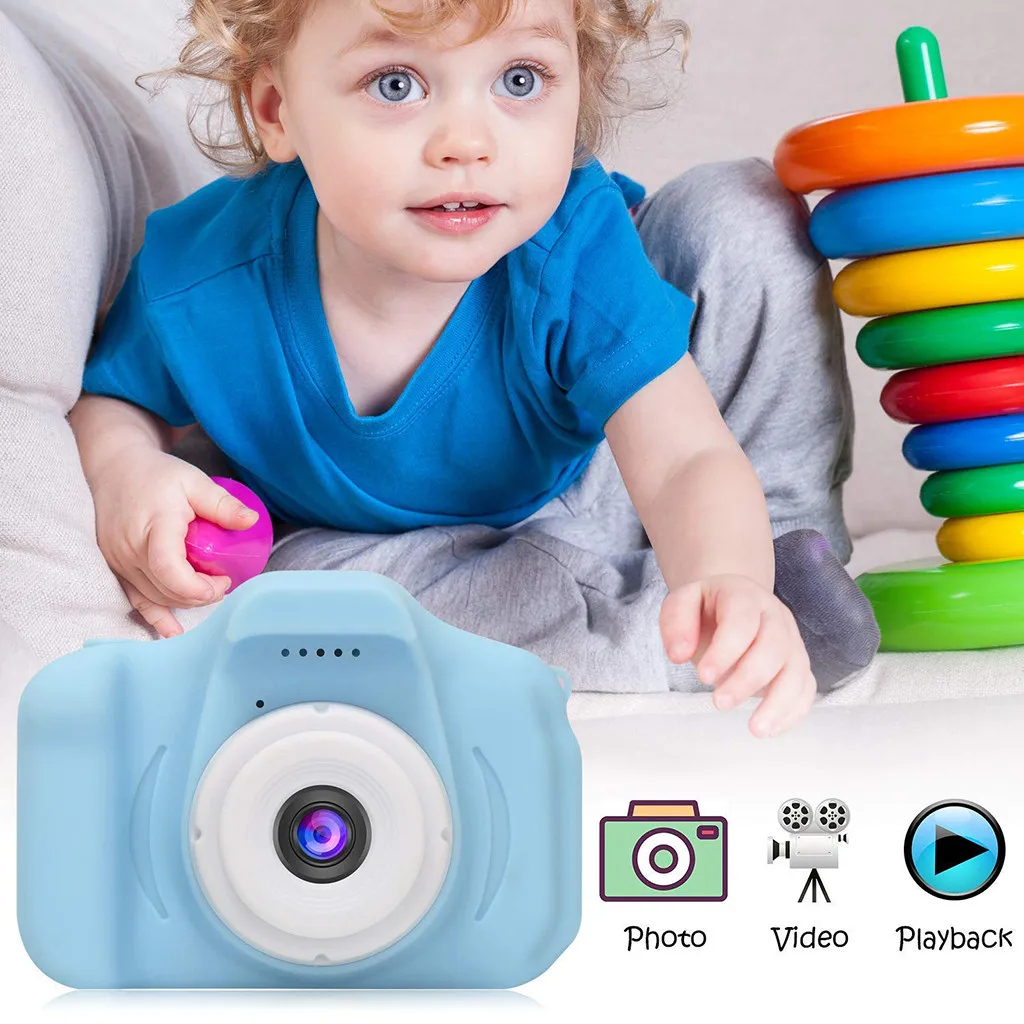 new Kids Digital Camera Children's Camera 2.0 LCD Mini Camera Children's Camera 32G SD Card Great Gift for Kids