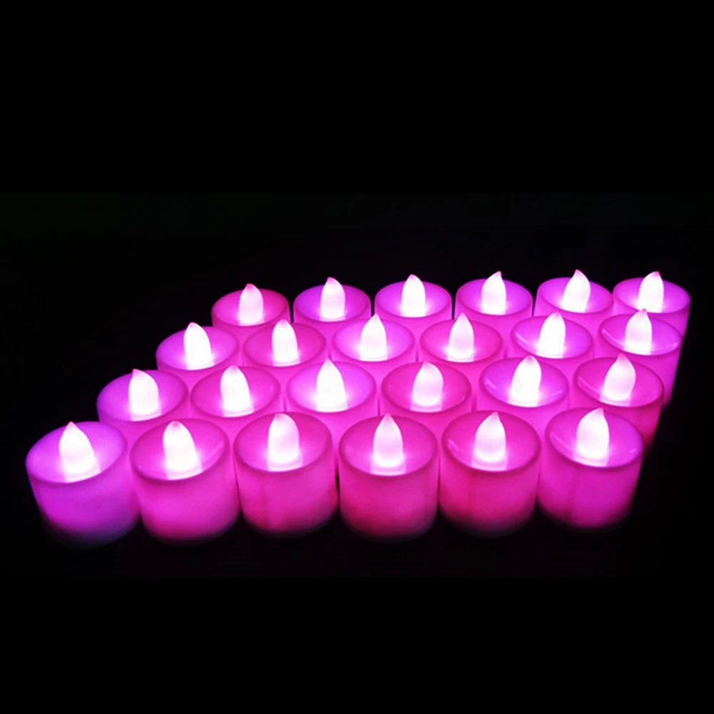 Dropship Flameless Amber Candles Electronic Led Candle Lamp ...