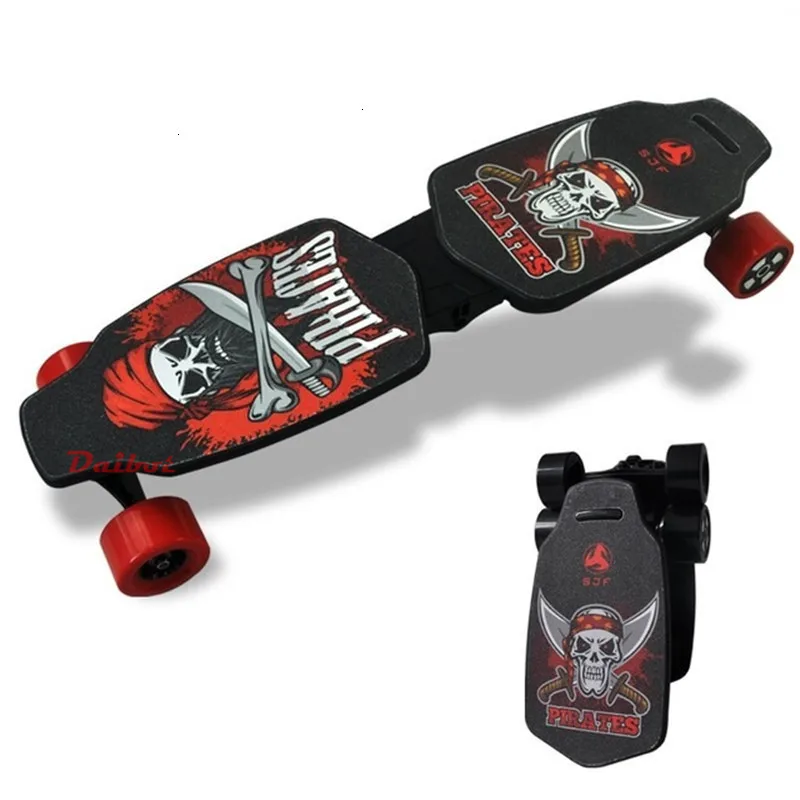 Daibot Four Wheel Electric Scooter Electric Scooters 500W 24V Foldable Electric Skateboard With Bluetooth Speaker For Adult      (38)