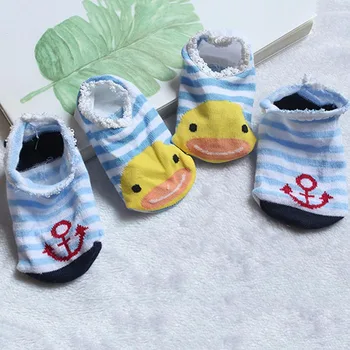 

Baby Early Education Cartoon Dispensing Bottom Boat Socks Baby Slip Side Floor Socks - One Size Color Random