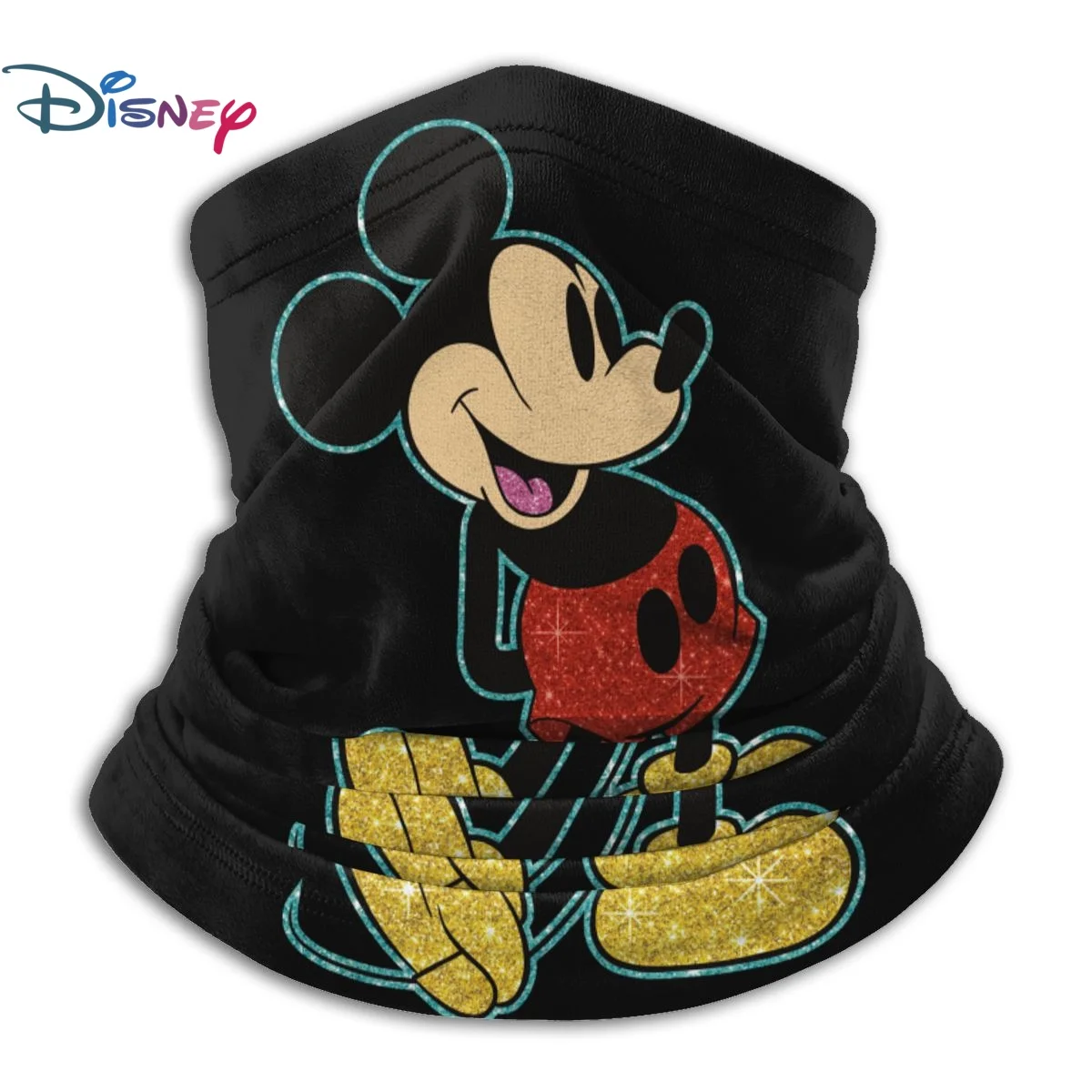 Женский шарф Disney с Микки Маусом детская зимняя повязка на голову для велоспорта