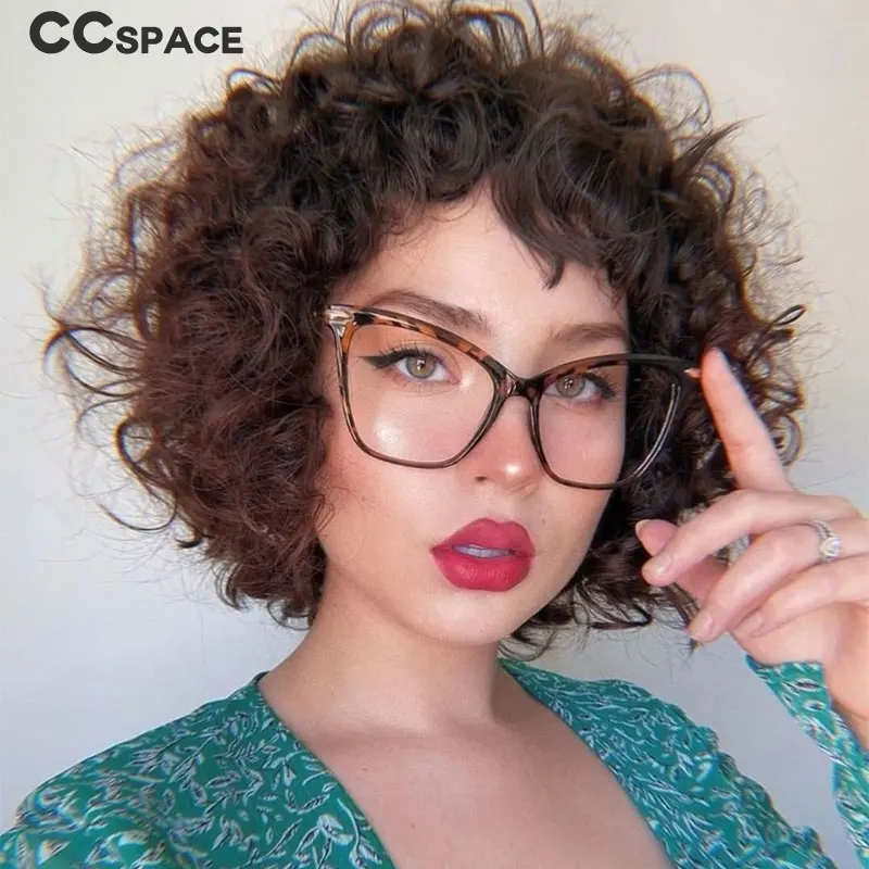 Lady Cat Eye Glasses Frames Women Sexy Oversized Metal Frame Designer Optical fashion eyeglasses frames eyewear frames women glasses