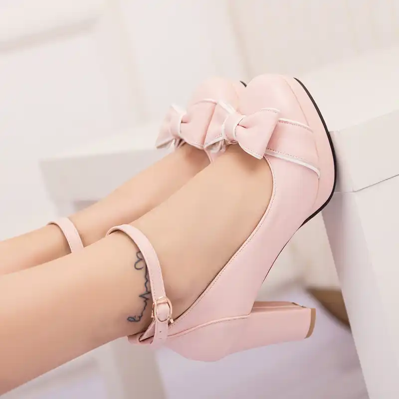 cute heels with ankle strap