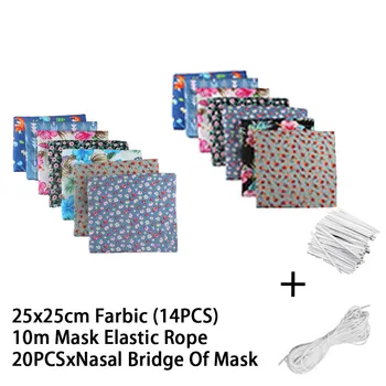 

Outdoor Dust DIY Face Cover Material Accessories masques Craft Breathable Dust Roof Making Kit Set mascaras Toiletry Kits