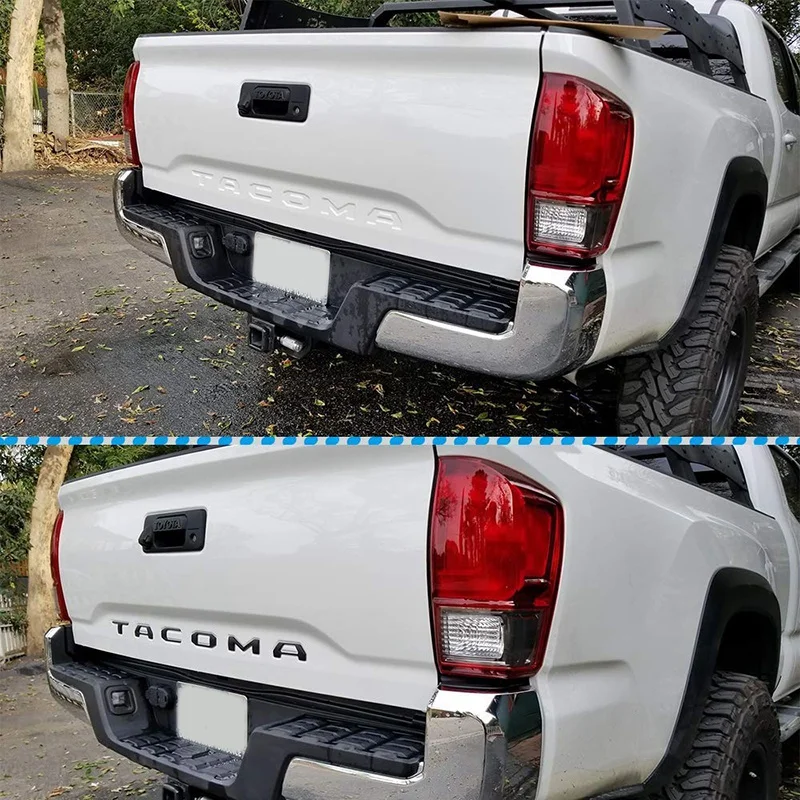 Эмблема с объемными надписями для Toyota Tacoma-(матовый черный
