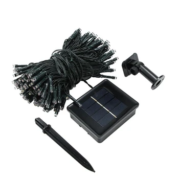 

100 LED 12 Metre Waterproof Solar Energy Copper Light Courtyard Waterproof Lighting for Christmas Party Wedding