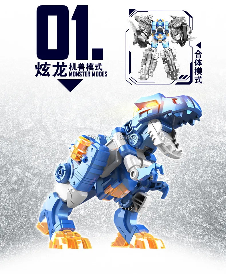 スーパーディノパワートランスフォーマルロボットおもちゃ