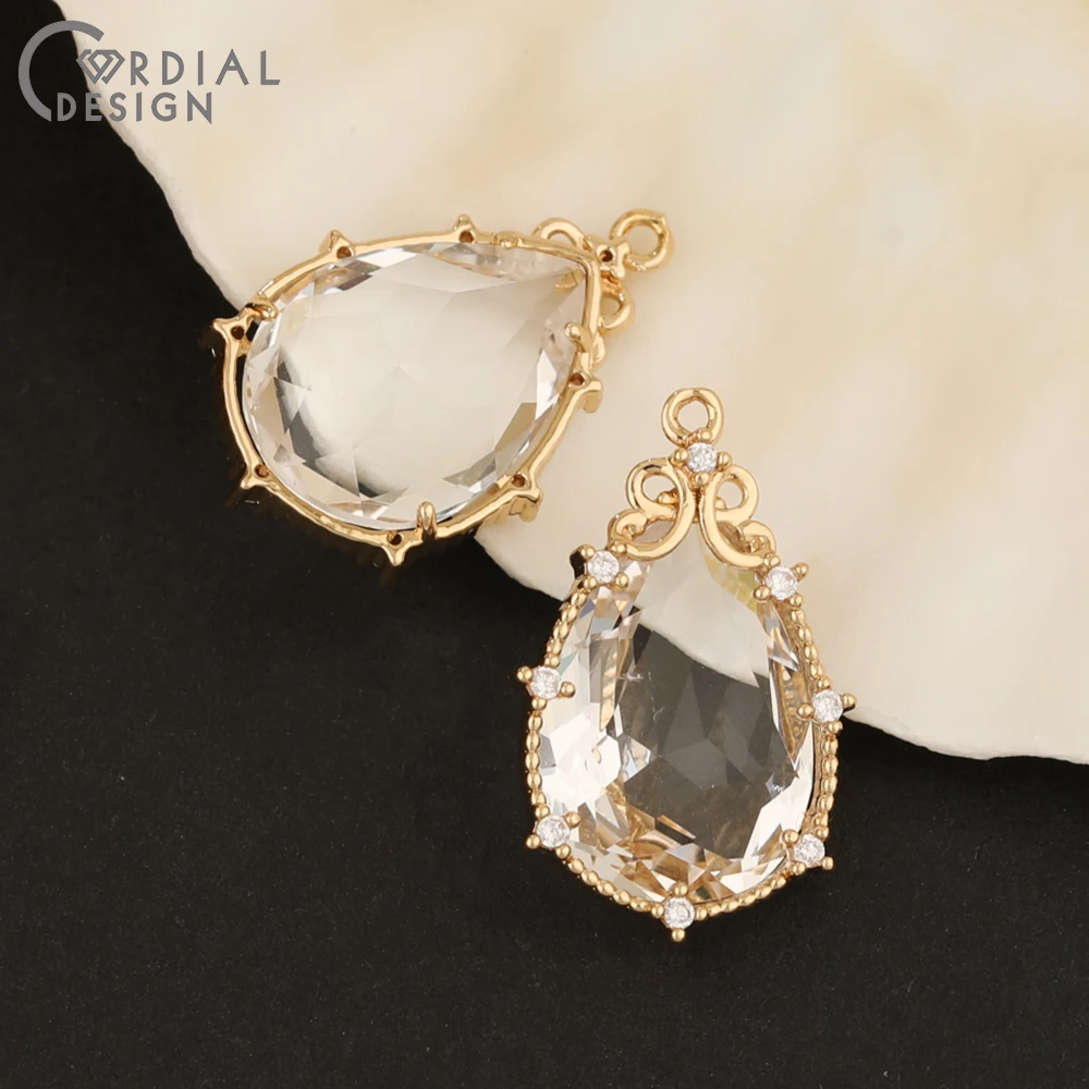 Cordial Design 50Pcs DIY Making/Crystal Pendant/Hand Made/Jewelry Accessories/Drop Shape/Charms/Jewelry Findings & Components 7 Cordial Design 50Pcs DIY Making/Crystal Pendant/Hand Made/Jewelry Accessories/Drop Shape/Charms/Jewelry Findings & Components - cordial