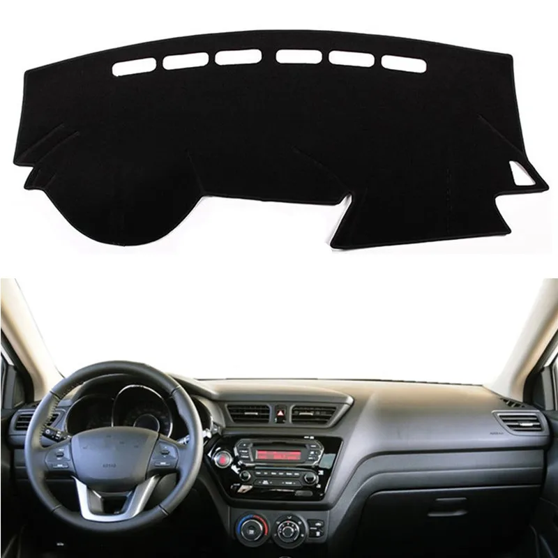 

For Russia Kia Rio 3 2012 2013 2014 2015 2016 2017 Dashboard Cover Pad Mat Sun Shade Instrument Carpet Car Protector Accessories