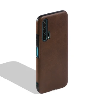 

Fashion Plain Cover For Huawei Honor 20 Pro Luxury Leather Case For Honor 20 Pro Back Cover Shockproof Cases Soft Silicone Shell