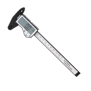 

Digital Caliper Waterproof IP54 Large LCD Screen Carbon Fiber Vernier 0-150mm 6" 35ED