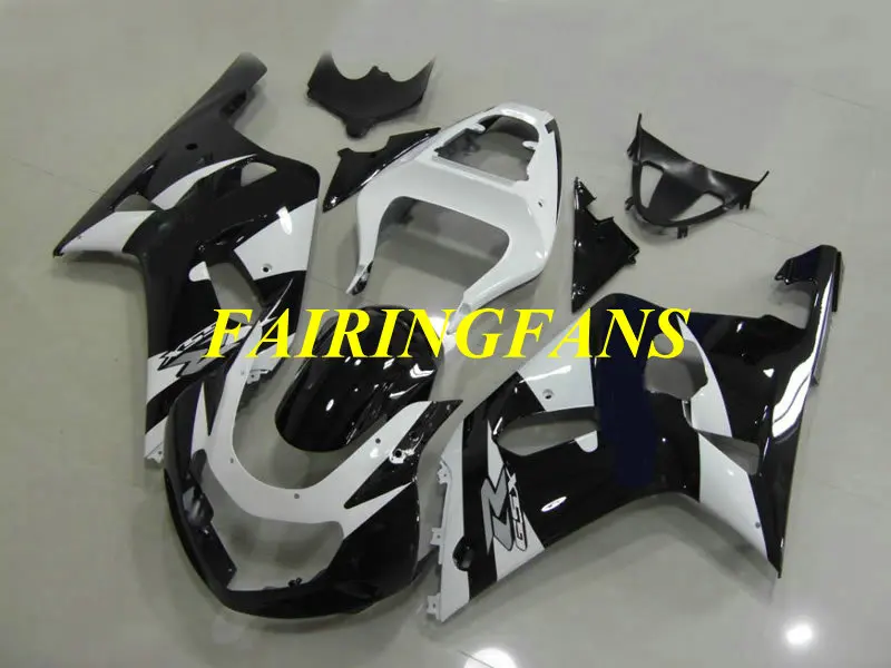 Мотоцикл комплект обтекателей для GSXR600 750 K1 01 02 03 GSXR 600 GSXR750 2001 2002 2003 черный Обтекатели Кузов+ подарки SH03