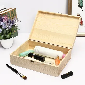 

New 3 Sizes Wooden Jewelery Box Treasure Jewellry Storage Box Case Organizer Vintage Container Wedding Birthday Gifts Package Bo