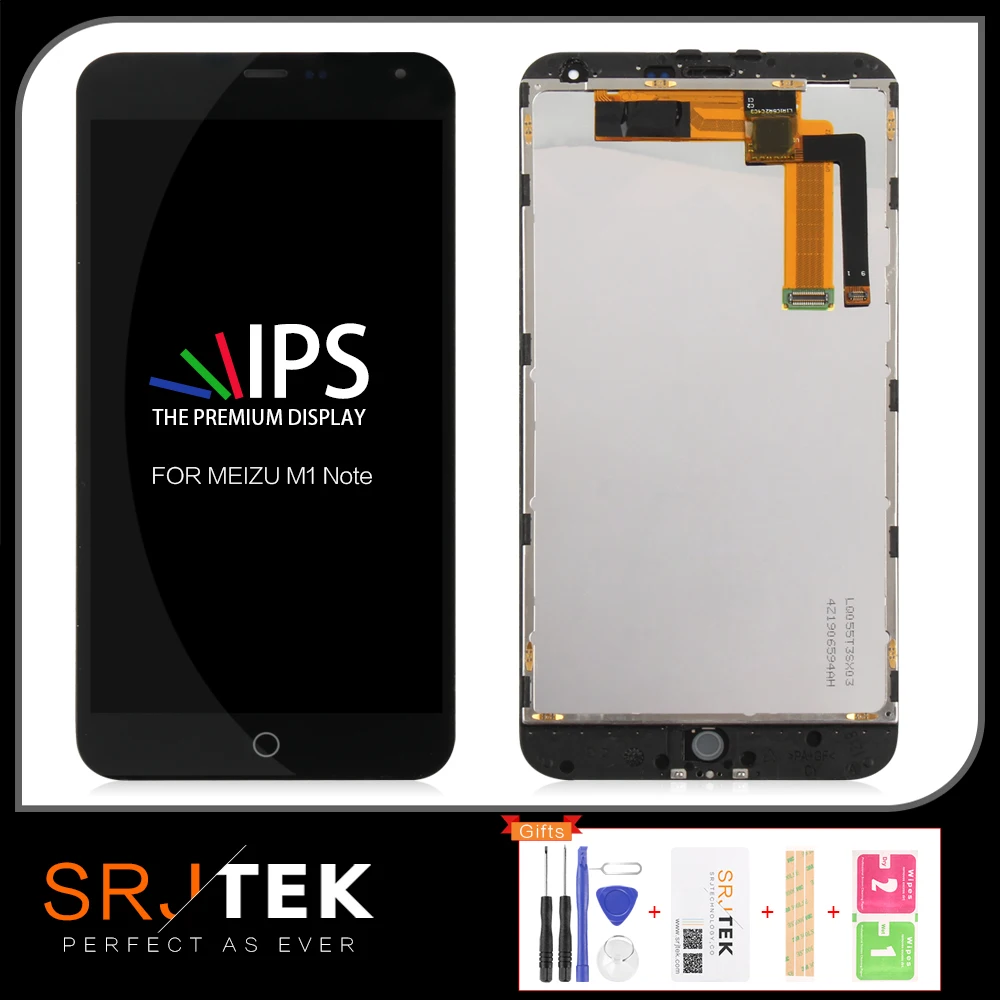 SRJTEK For Meizu M1 Note Display LCD Touch Replacement Digitzer Screen Touchscreen Assembly + Frame | Мобильные телефоны и