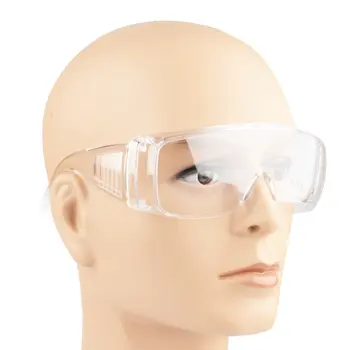 

Safety Glasses Lab Eye Protection Protective Eyewear Clear Lens Workplace Safety Goggles Anti-dust Supplies