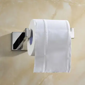 

Stainless Steel Wall Mount Tissue Roll Shelf Toilet Paper Holder Storage Rack