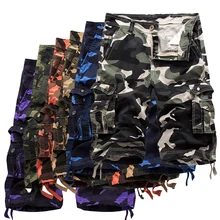 

Cargo Shorts Men Military Cargo Shorts 2021 Summer Fashion Camouflage Homme Army Casual Shorts Bermudas Masculina