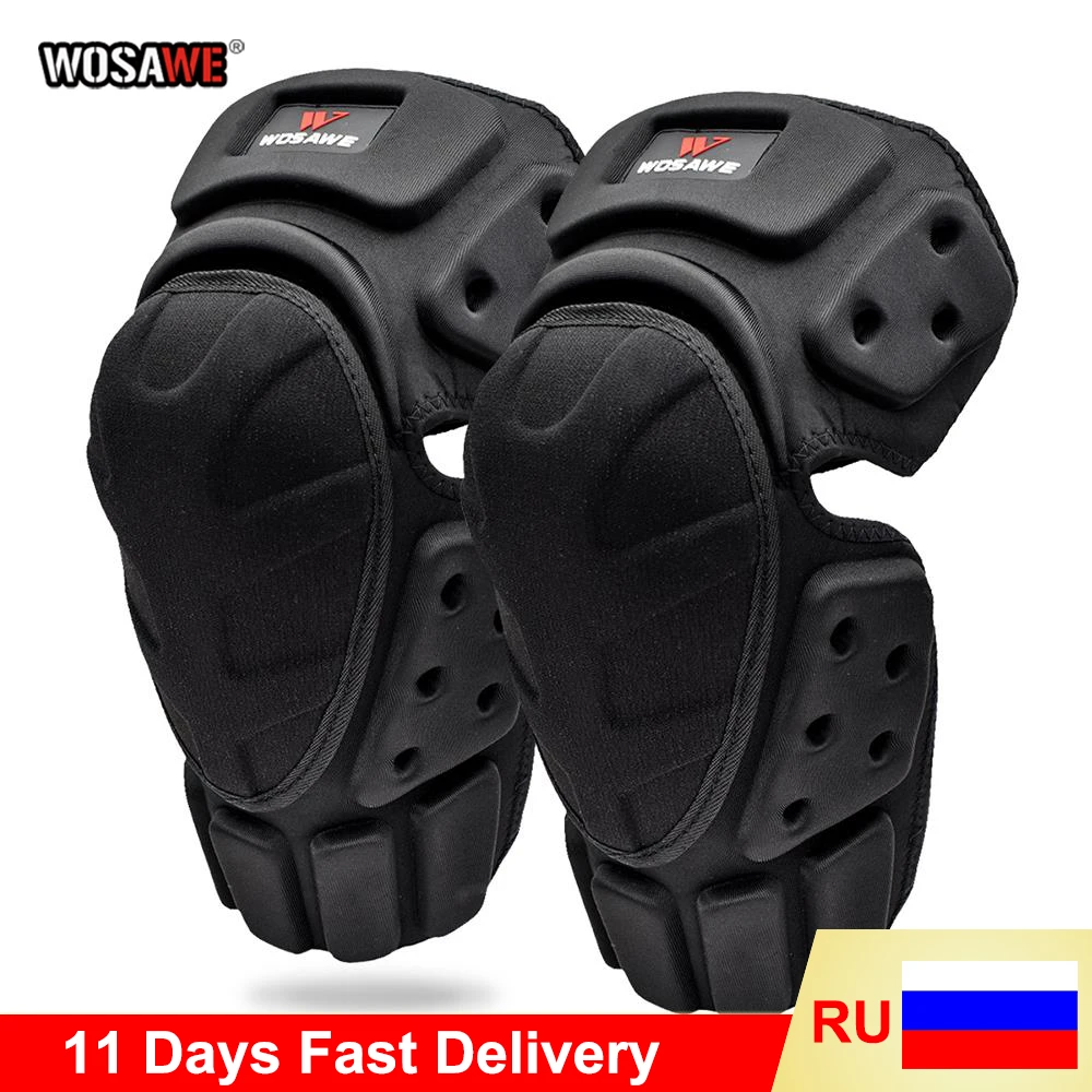 Защитные наколенники WOSAWE для мотоцикла подтяжки мотокросса защитное снаряжение