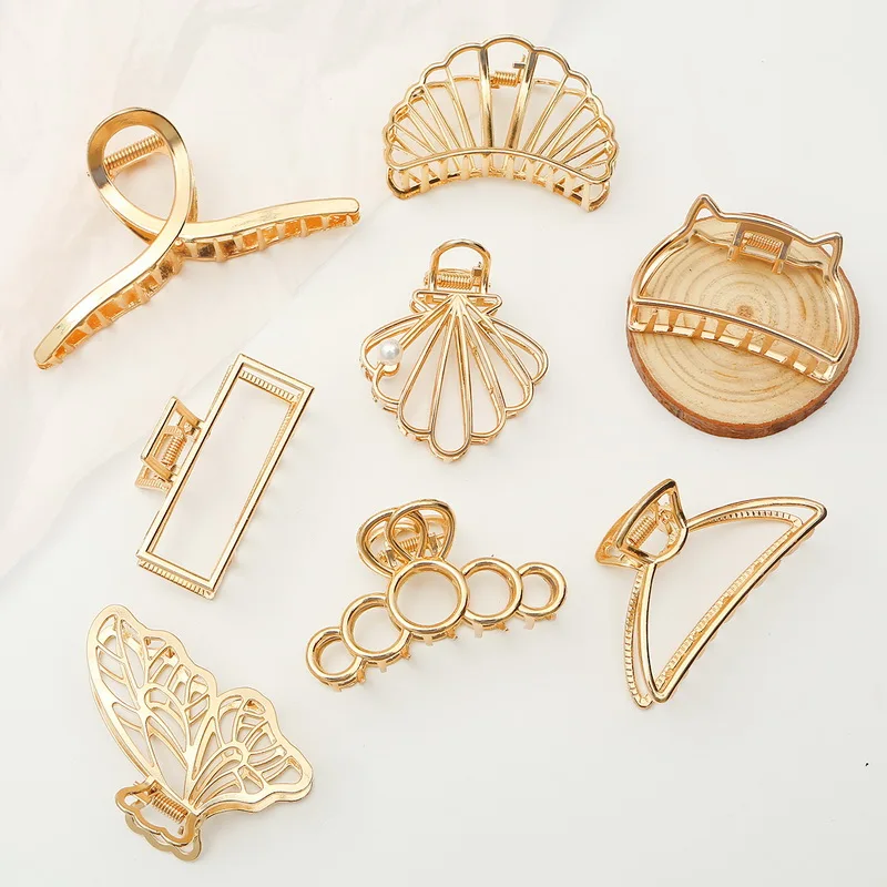Special Price Claw-Clamps Hairpin Hair-Accessories Crab Geometric-Hair Moon-Shape Girls Cliplarge-Size 9YaLQEgj85j