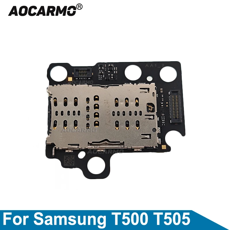 

Aocarmo Sim Card Slot Tray Reader Holder For Samsung Galaxy Tab A7 10.4 T500 T505 Replacement Part