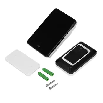 

TS-K108W11 Simple Design Home Wireless Door Bell Doorbell Energy Saving Adjustable Sound Volume Door Bell Black US/EU