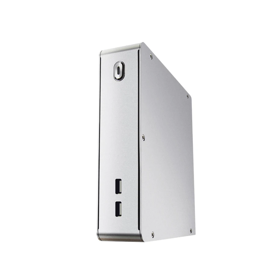 u3 com 2.5 Mini Alumínio Computador Case Disco Rígido 12 v 5a Adaptador e. Itx