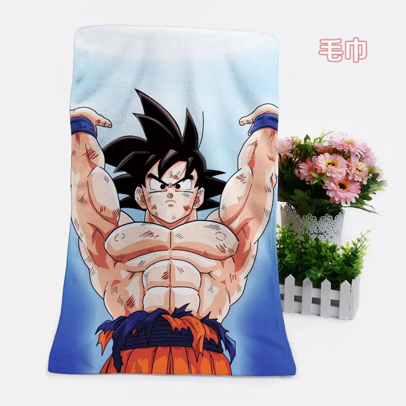 see chart 1 шт. Dragon Ball Модные индивидуальные аниме банное полотенце s платок мягкое полотенце для лица мультфильм мочалка унисекс Новинка - Цвет: see chart