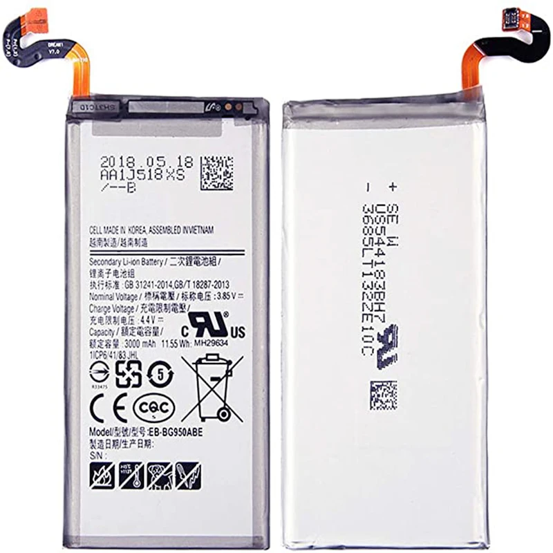 Batteria per Samsung GALAXY S8 SM-G9508 G9508 G9500 G950U SM-G Con strumento 4.4V 3000mAh EB-BG950ABE EB-BG950ABA 15