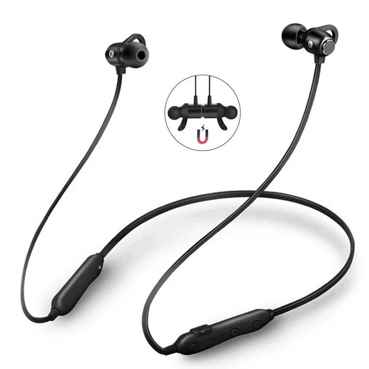 

Bluetooth 5.0 Magnetic Wireless Sports Earphones W/Mic HD Stereo Sweatproof in Ear Earbuds Noise Cancelling Volume Control Prese
