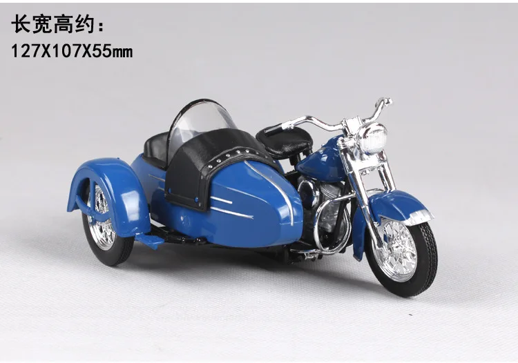 1 чем 18 Maisto 2001 Sidecar Cross детская модель Харли сплава модель мотоцикла Harley