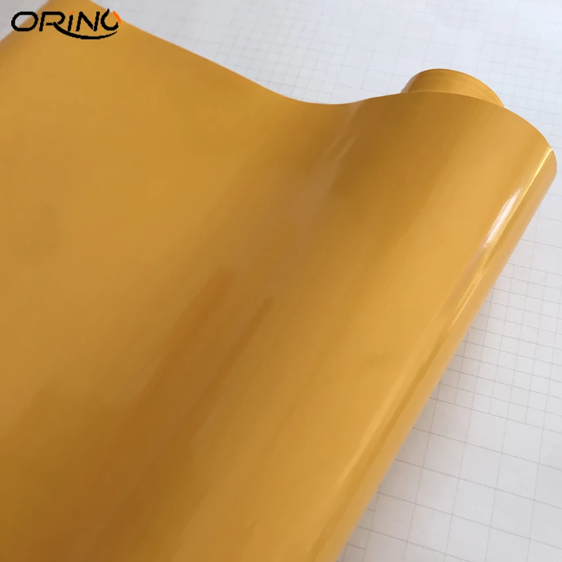 Glossy Yellow Vinyl Film-2