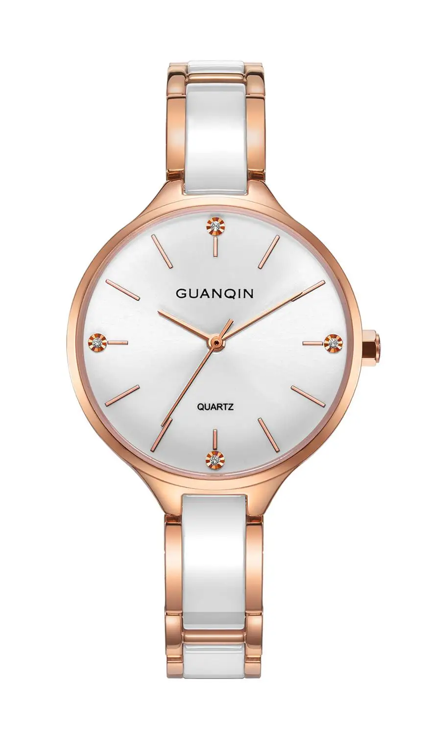 

GUANQIN 2020 Watch Women Dress Ladies Watch Waterproof Quartz Wrist Watches Ceramic Zegarek Damski Fashion Gold Relogio Feminino